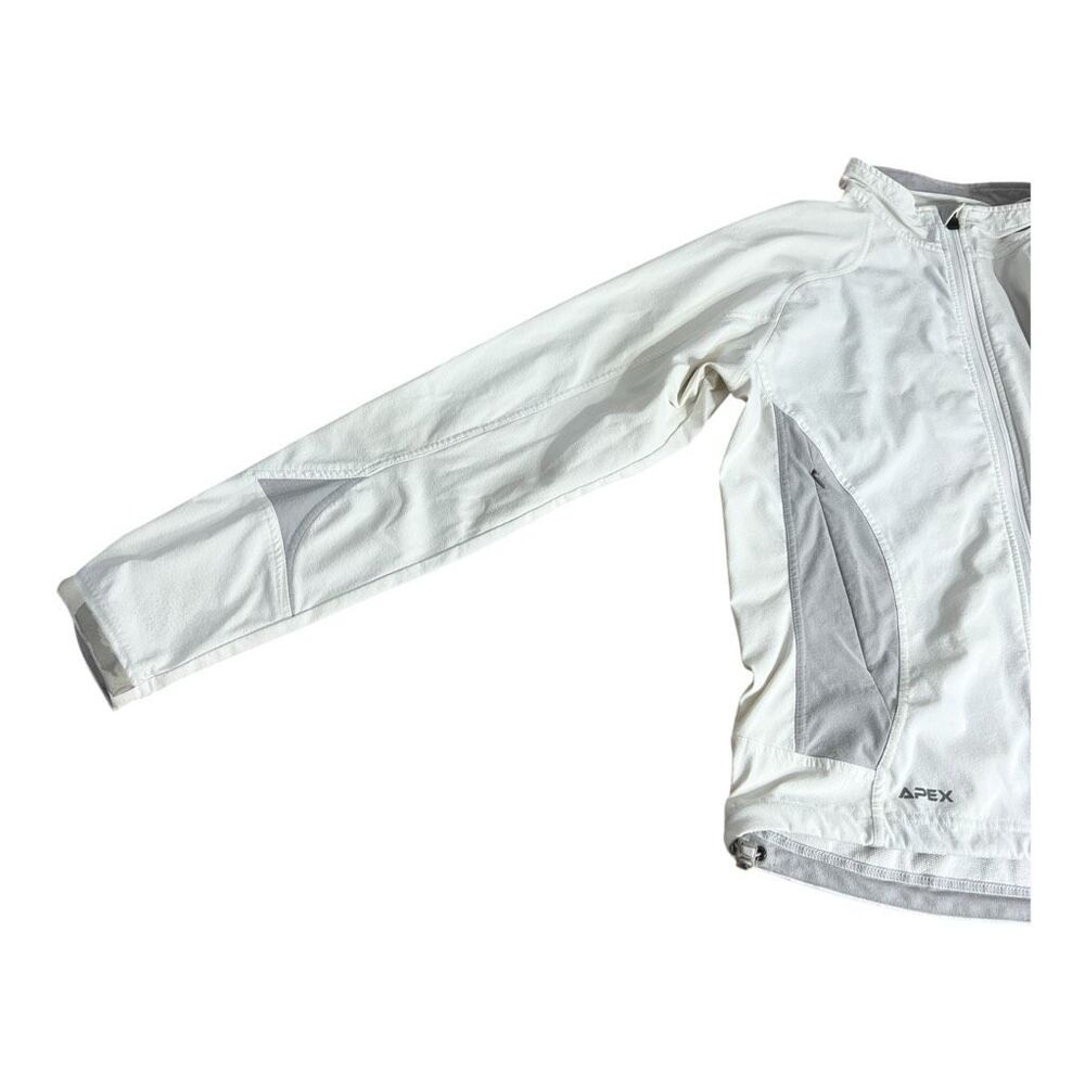The North Face Flight Series Women Cream Jacket Size L Athletic Pockets Zipper - Picture 3 of 16